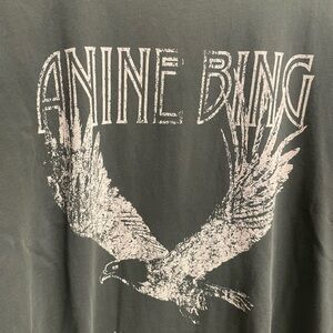 Anine Bing Graphic Eagle Tee - Vintage Wash Los Angeles T-Shirt XL